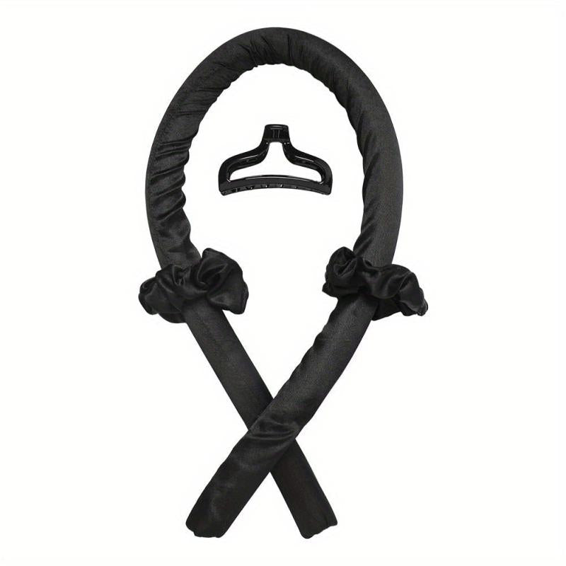Silk Ribbon Curling Rod Hair Roller Curls With Hair Claw