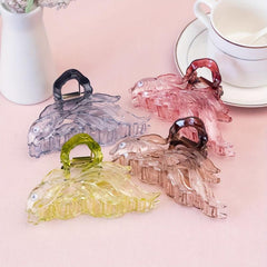 4pcs Cartoon Fish Hair Claw Gradient Shark Claw Hair Accessories