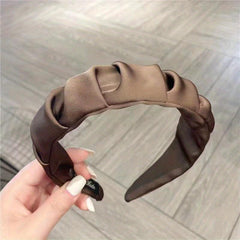 Fabric Wide Brim Headband Sweet Girl Headdress