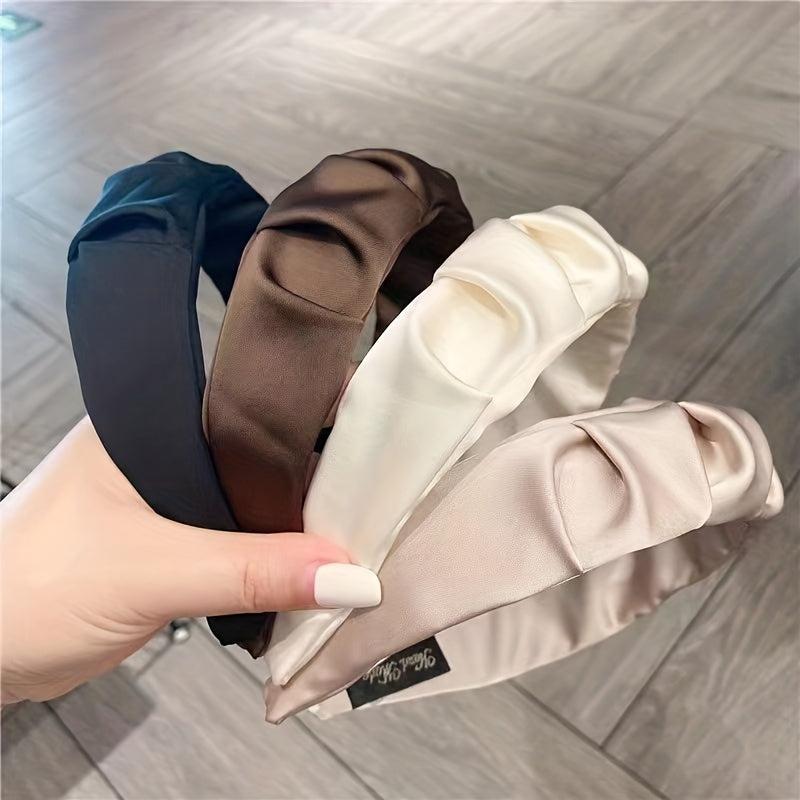 Fabric Wide Brim Headband Sweet Girl Headdress