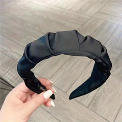 Fabric Wide Brim Headband Sweet Girl Headdress