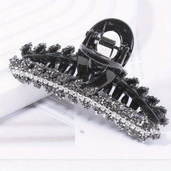 Rhinestone Hair Claw Large Shark Claw Ponytail Holder