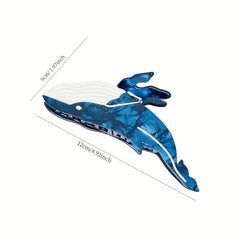 Acetate Whale Hair Claw Nonslip Ponytail Holder Shark Claw Women Girls Hair Acce
