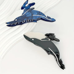 Acetate Whale Hair Claw Nonslip Ponytail Holder Shark Claw Women Girls Hair Acce