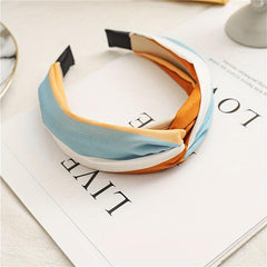 Colorful Cross Knotted Headband Hair Hoop for Women Girls