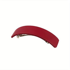 Frosted Rectangle Hair Clip Ponytail Holder Girls Hair Clip Accessories