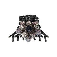 Crystal Flower Hair Claw Ponytail Hairpin 1pc