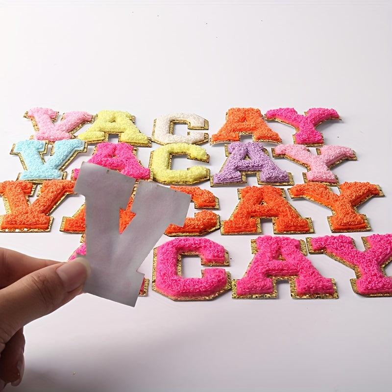 5pcs Vacay Letters Iron on Patch for Clothing Hat DIY Accessories