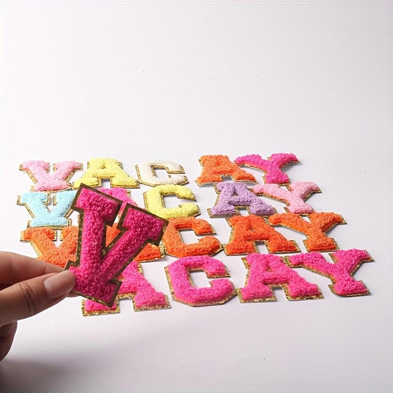 5pcs Vacay Letters Iron on Patch for Clothing Hat DIY Accessories