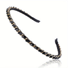 Crystal Metal Buckle Headbands with Sparkling Hair Accessories