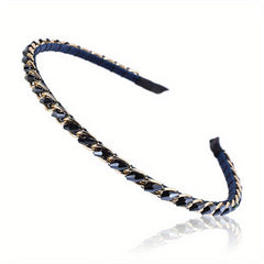 Crystal Metal Buckle Headbands with Sparkling Hair Accessories