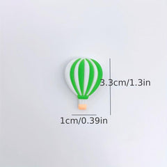 20pcs Balloon Shape Shoe Charm PVC Soft Rubber DIY Shoe Accessories