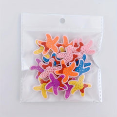 20pcs Starfish Pattern Shoe Buckle Clogs DIY Accessories Charm Sandals Decor