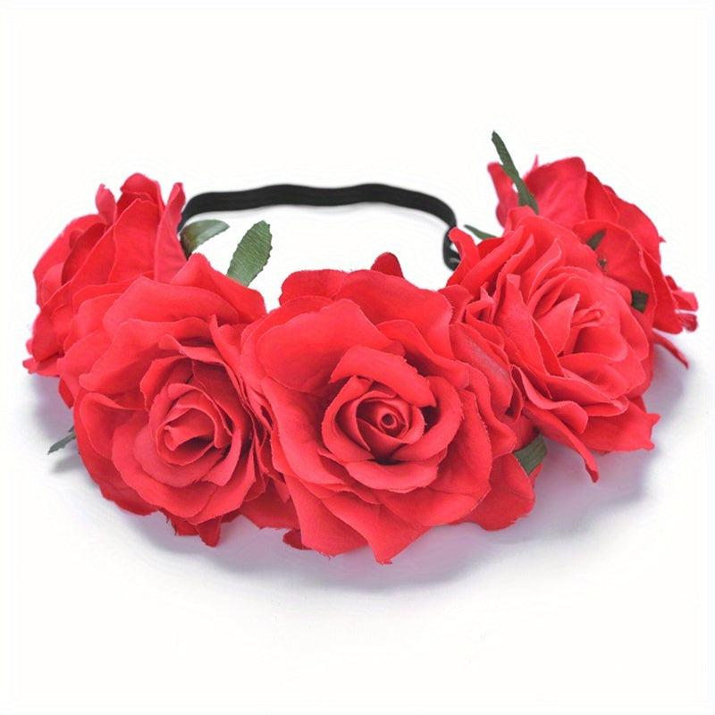 Flower Headband Bridal Headgear Vacation Seaside Hawaii Style Summer Accessories