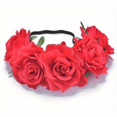 Flower Headband Bridal Headgear Vacation Seaside Hawaii Style Summer Accessories
