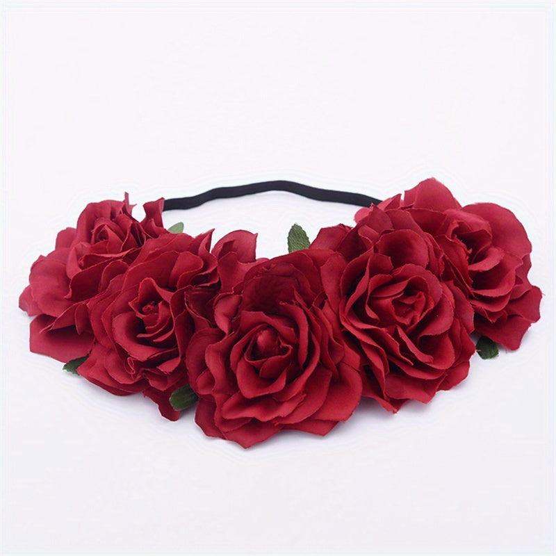 Flower Headband Bridal Headgear Vacation Seaside Hawaii Style Summer Accessories