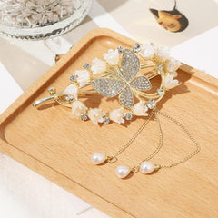 Rhinestone Hair Claw Clip Tassel Butterfly Hairpin Headwear Barrettes