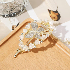 Rhinestone Hair Claw Clip Tassel Butterfly Hairpin Headwear Barrettes