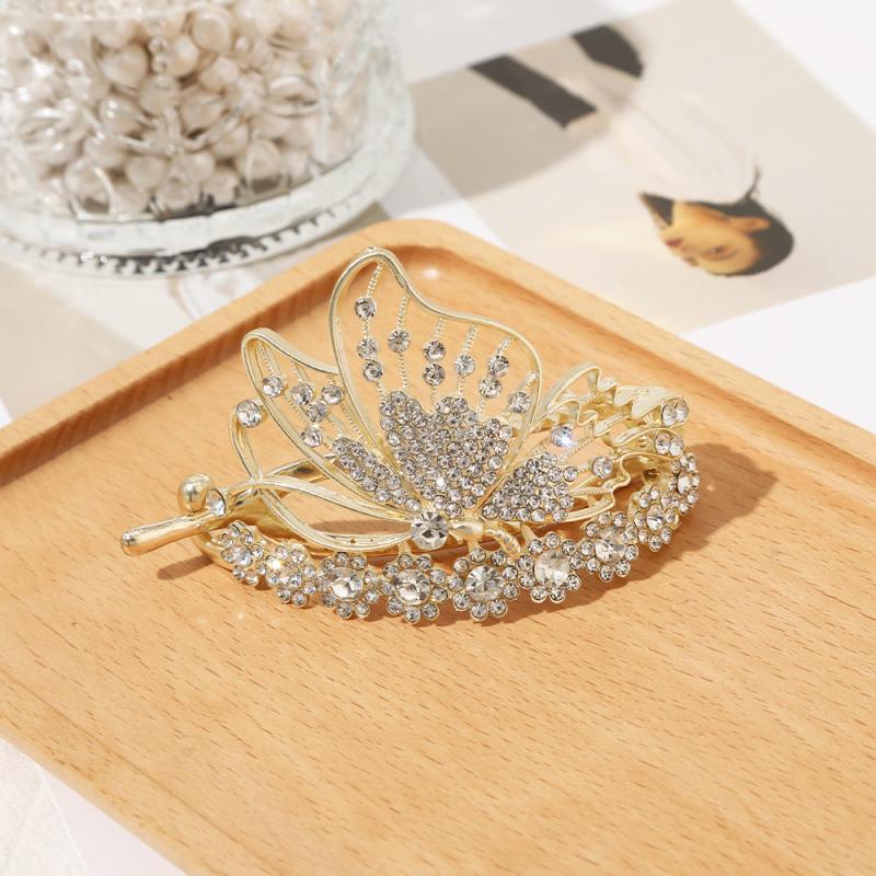 Rhinestone Hair Claw Clip Tassel Butterfly Hairpin Headwear Barrettes