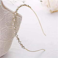 Rhinestone Pearl Headband Bridal Hair Accessories