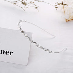 Rhinestone Pearl Headband Bridal Hair Accessories