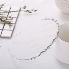 Rhinestone Pearl Headband Bridal Hair Accessories
