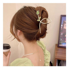 Tulip Flower Hair Clip Claw Clip Ponytail Holder Hair Accessories