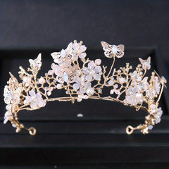 Glitter Rhinestone Crown Bridal Tiara Hair Accessories