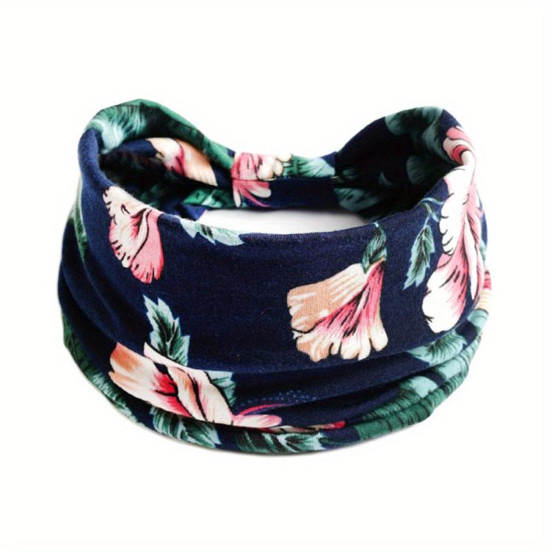 Boho Style Headband Non Slip Knotted Headbands For Yoga Workout