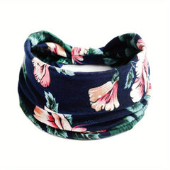 Boho Style Headband Non Slip Knotted Headbands For Yoga Workout