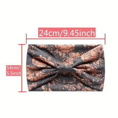 Boho Style Headband Non Slip Knotted Headbands For Yoga Workout
