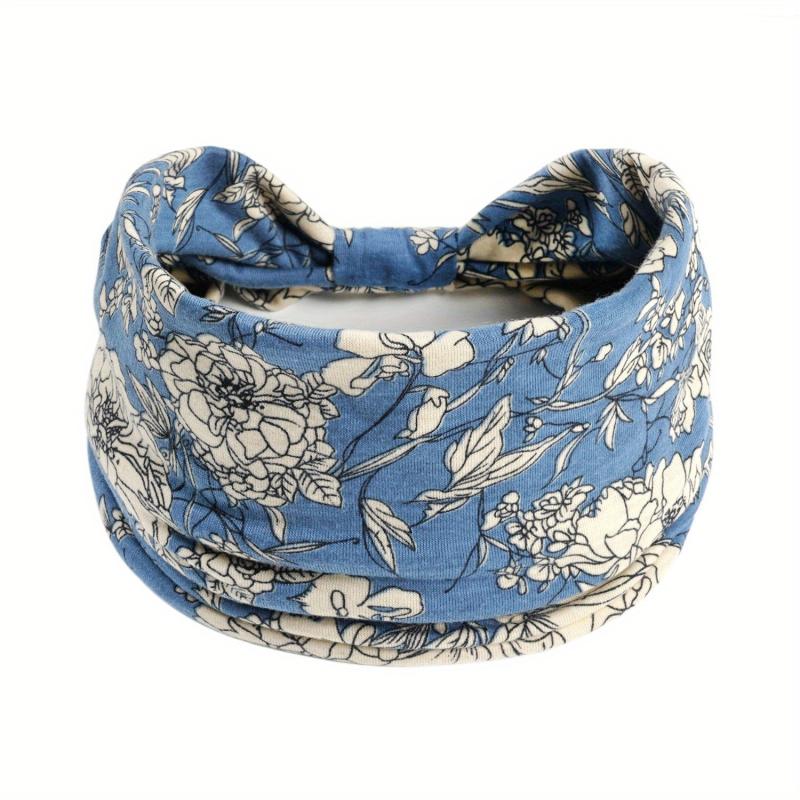 Boho Style Headband Non Slip Knotted Headbands For Yoga Workout