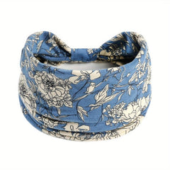 Boho Style Headband Non Slip Knotted Headbands For Yoga Workout