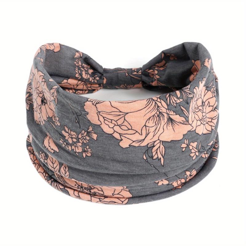 Boho Style Headband Non Slip Knotted Headbands For Yoga Workout