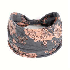 Boho Style Headband Non Slip Knotted Headbands For Yoga Workout