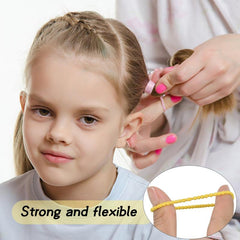 120 Pcs Girls Snap Barrettes Kids Clips Hairpin Hair Ties Ponyt