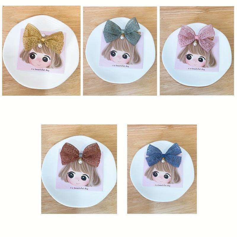 Hollowed Bow Hair Clip Side Clip Hair Styling Decoration