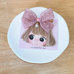 Hollowed Bow Hair Clip Side Clip Hair Styling Decoration
