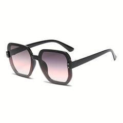 Large Square Sunglasses Rivet Summer UV400 Sun Shades Glasses