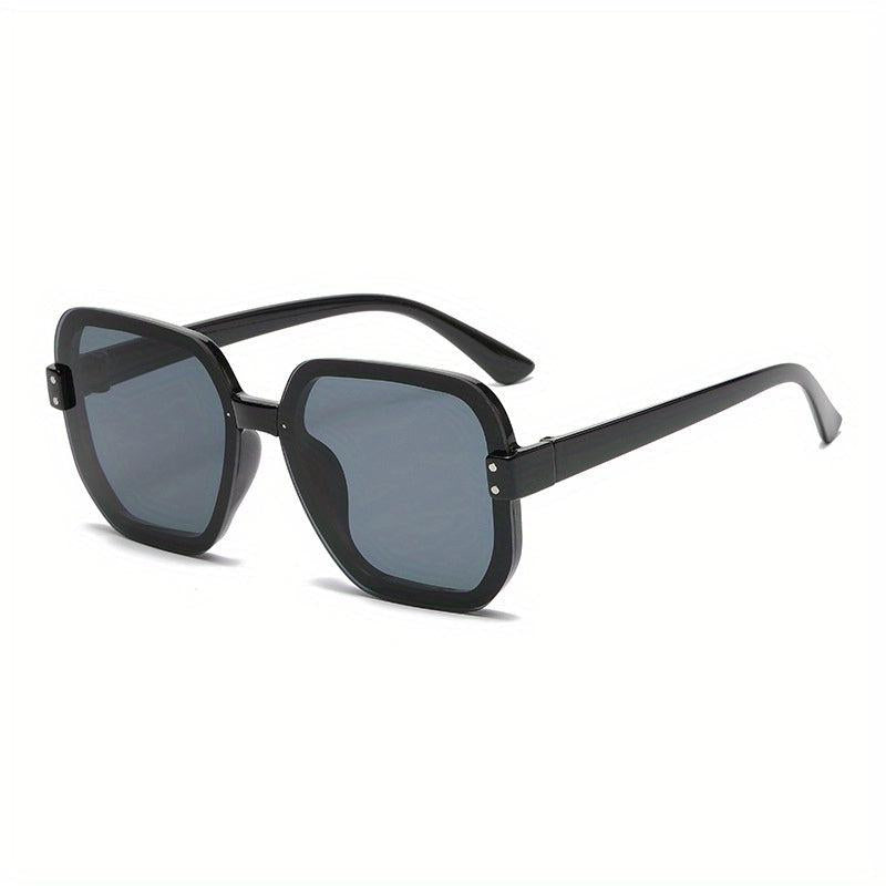 Large Square Sunglasses Rivet Summer UV400 Sun Shades Glasses