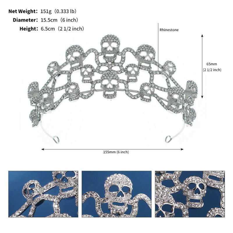 Crystal Bridal Tiaras Crown Zircon Queen Crown