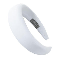 Solid Padded Headband Fabric Puffy Sponge Thick Wide Hairband Vintage Hair