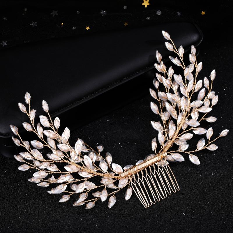 Wedding Rhinestone Hair Comb Bride Head Ornaments
