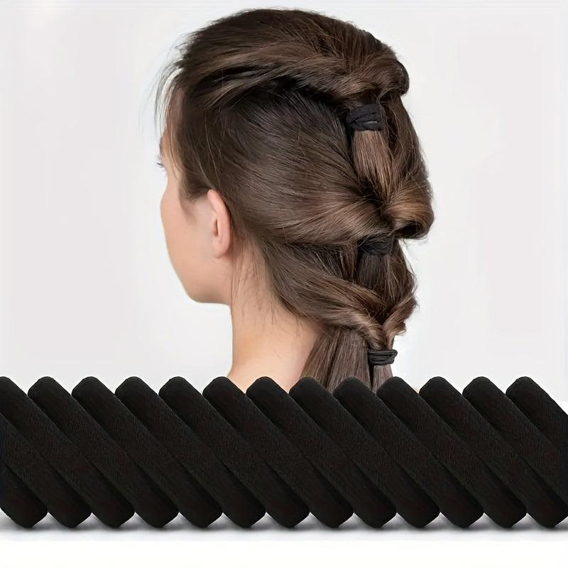 30 Seamless Thick Hair Band Elastic Hair Ties No Damage Ponytail Holder