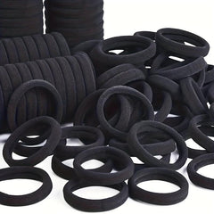 30 Seamless Thick Hair Band Elastic Hair Ties No Damage Ponytail Holder