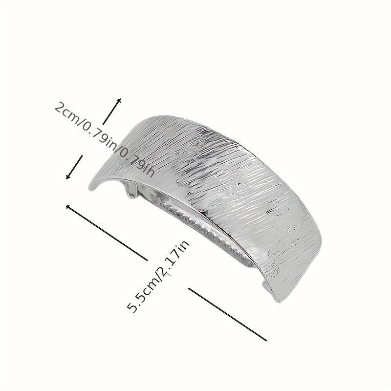 Metallic Hair Cuff Barrette Hair Clip for Ponytail Braids