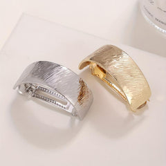 Metallic Hair Cuff Barrette Hair Clip for Ponytail Braids