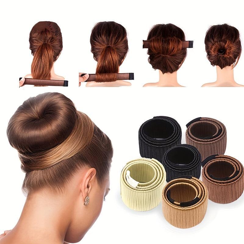 Invisible Snap French Bun Maker Hair Tool for Updo Styling