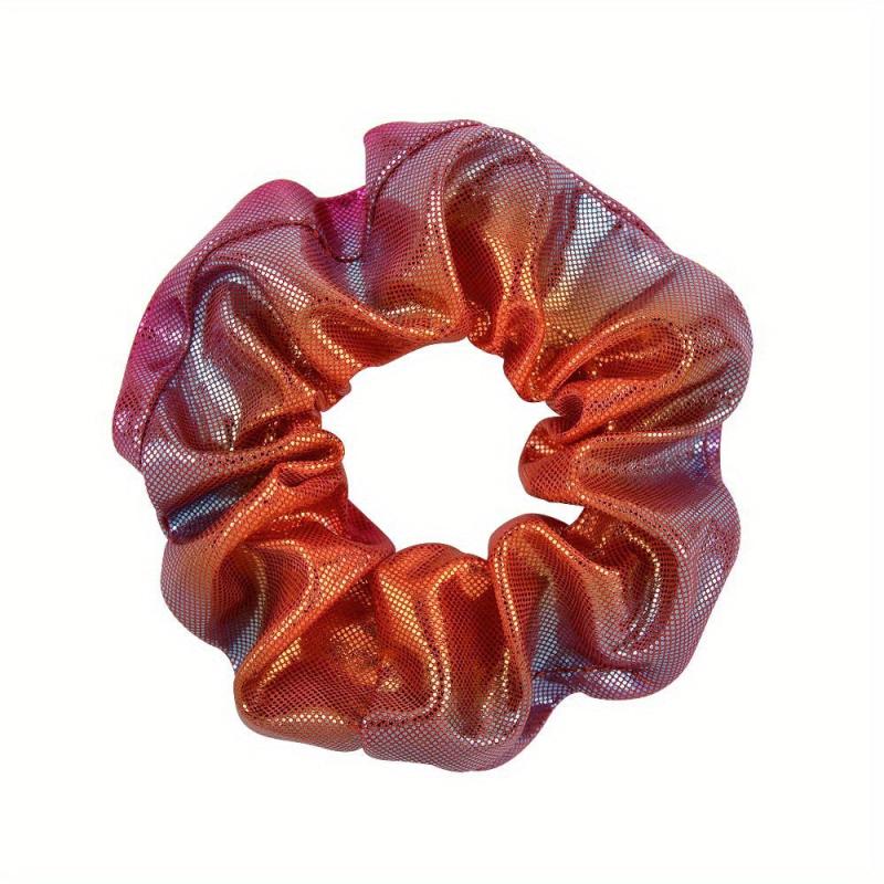 Gradient Scrunchie Hair Accessories Laser Fabric Hair Rope Holographic Head