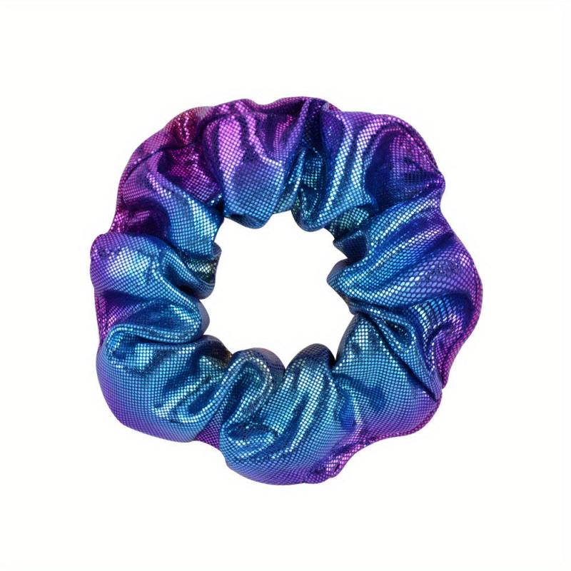 Gradient Scrunchie Hair Accessories Laser Fabric Hair Rope Holographic Head